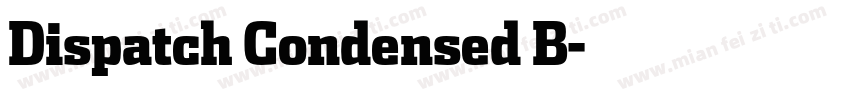 Dispatch Condensed B字体转换